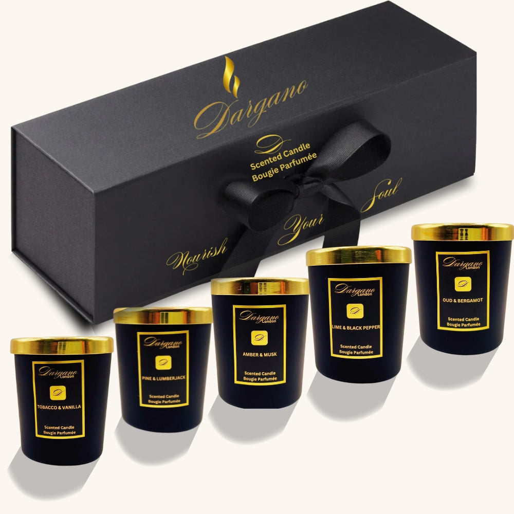 For Him-Gift Set- 5 Mini Candles